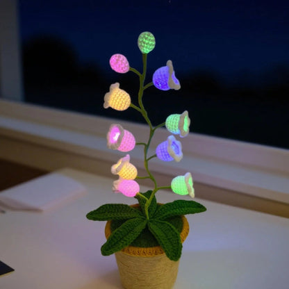 Handmade Crochet Blossom Lamp